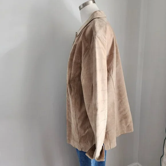 Vintage Valerie Stevens Suede Tan Jacket Size: 1X - Picture 3 of 16